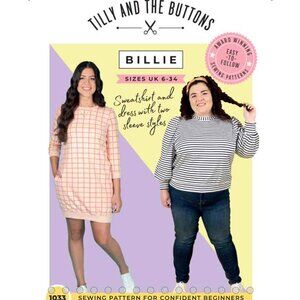 "Billie" Sweatshirt Dress Pattern